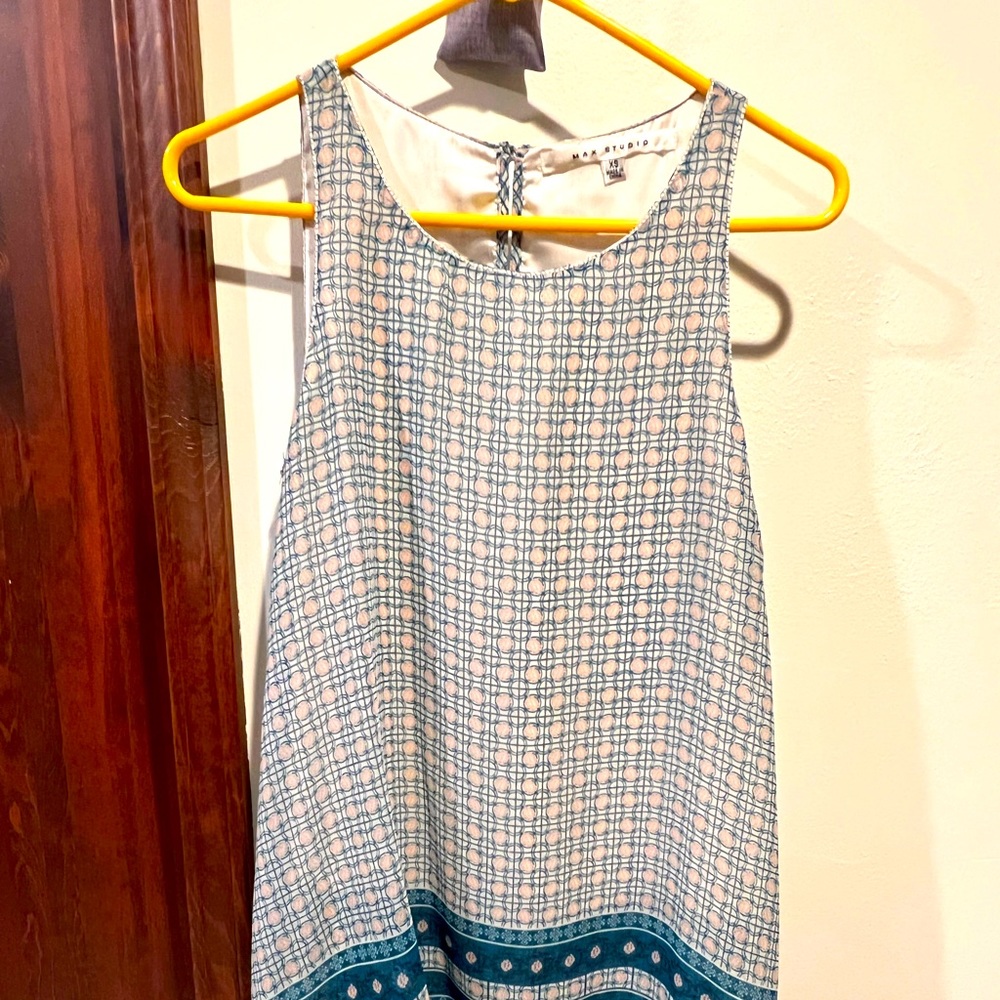 Flowy Max Studio Dress / With Satin Lining / Two layer